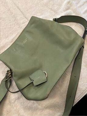 Radley London Sea-foam Green Leather Crossbody Bag